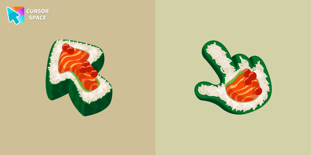 Sushi Texture cursor cursor pack
